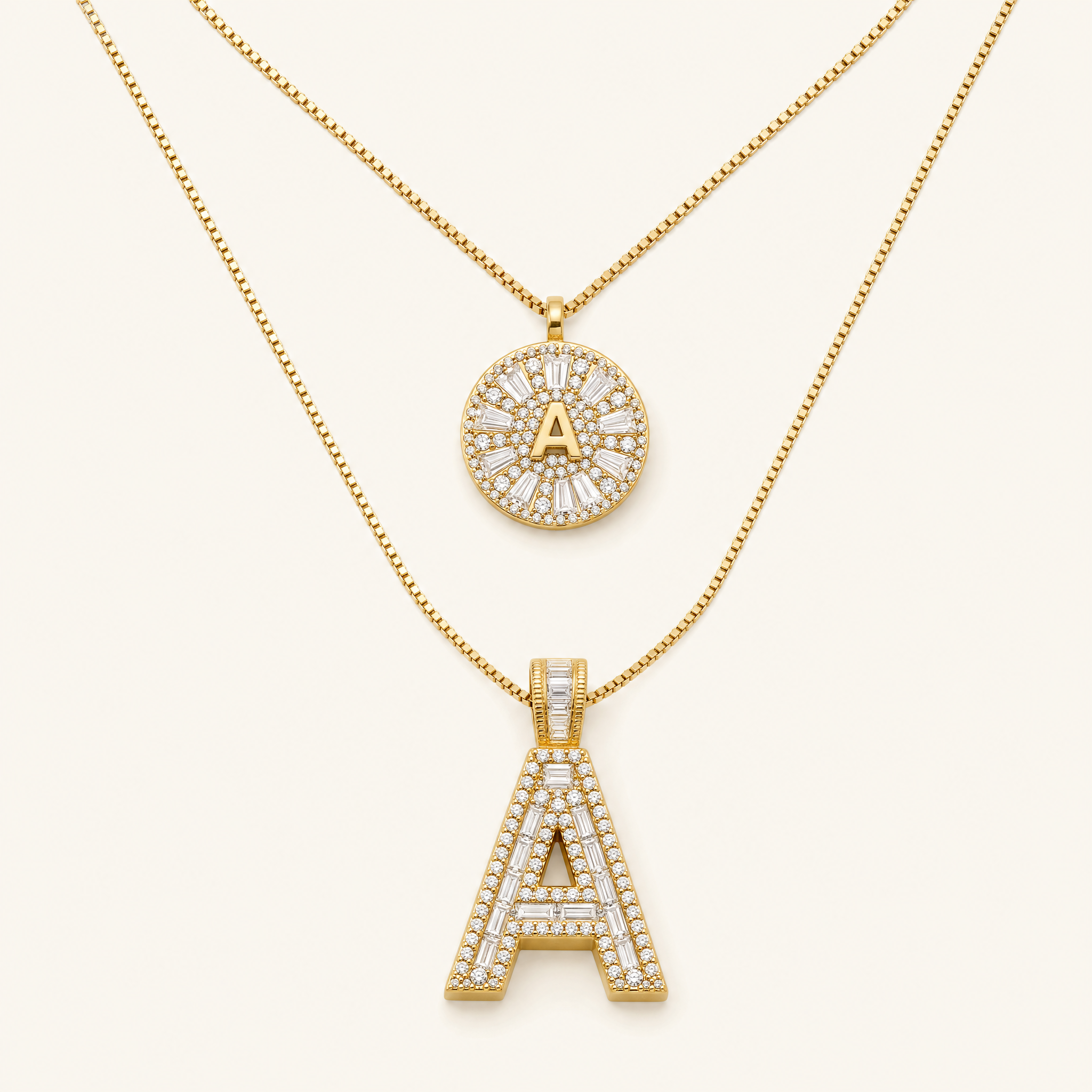 Reyna Gold Initial Necklace