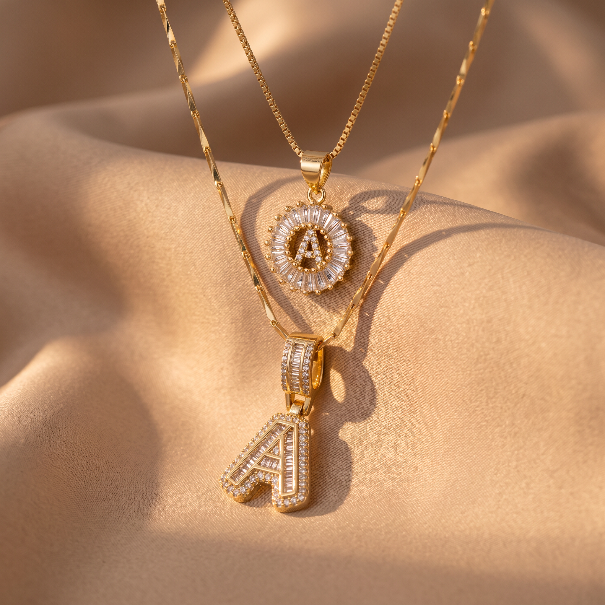 Reyna Gold Initial Necklace