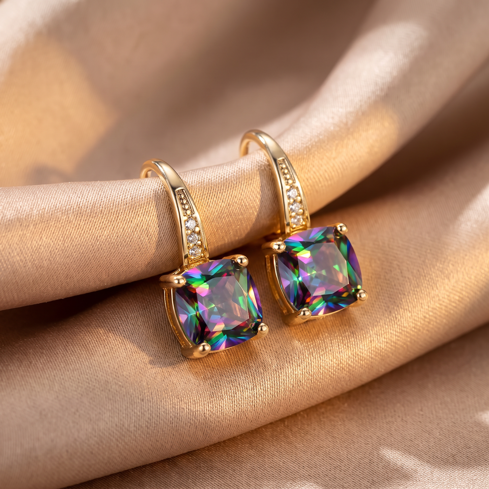Wynne Gold Hoop Earrings