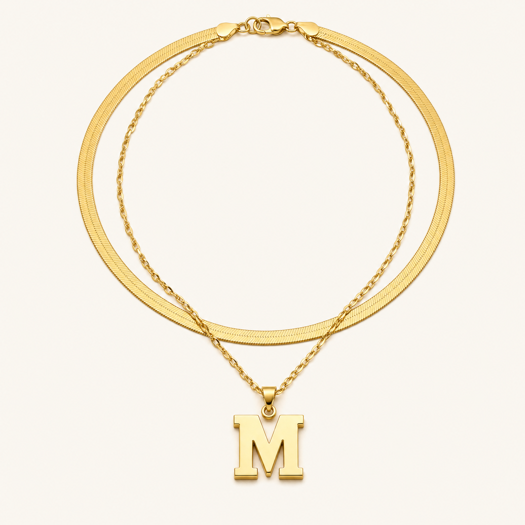 Bellamy Gold Initial Necklace