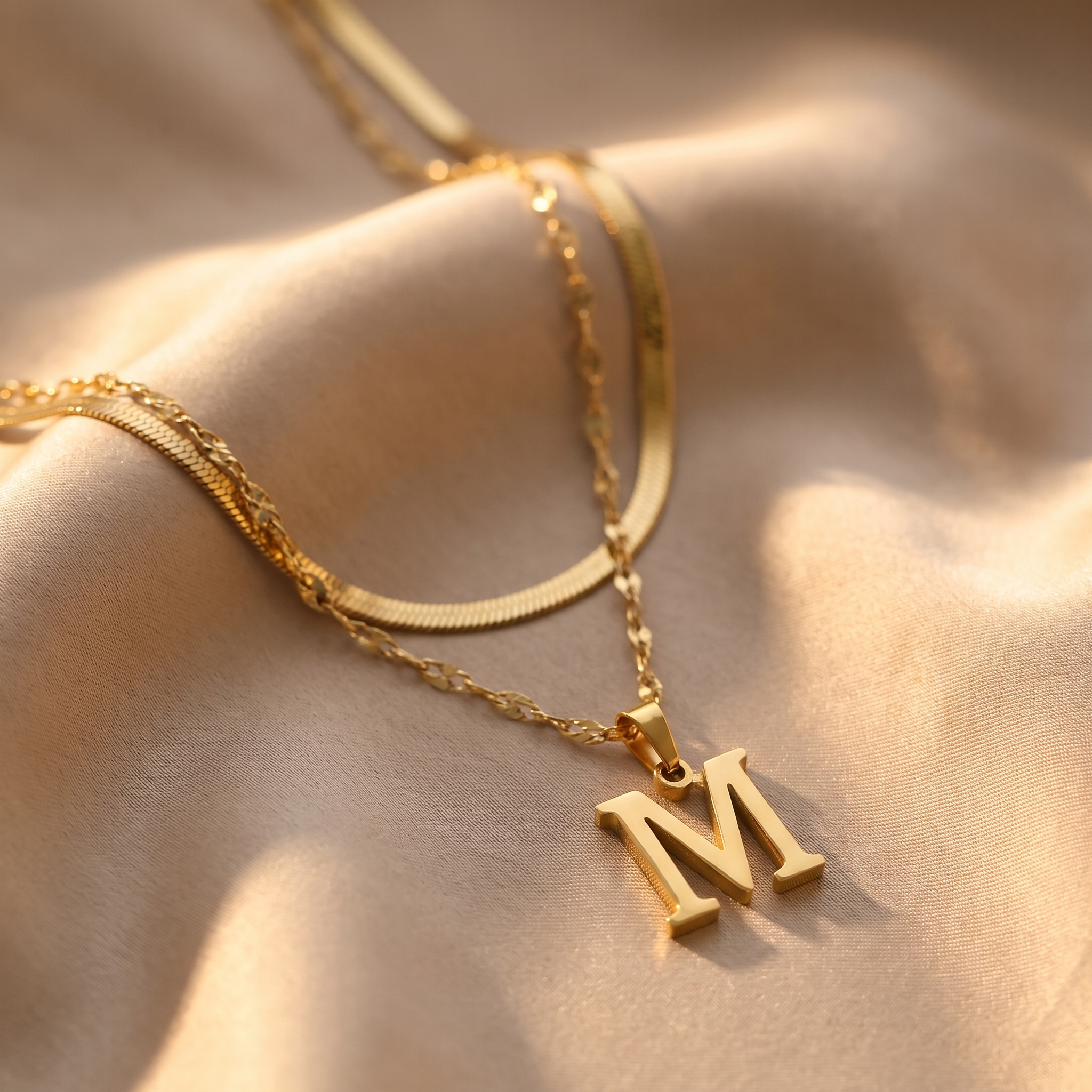 Bellamy Gold Initial Necklace