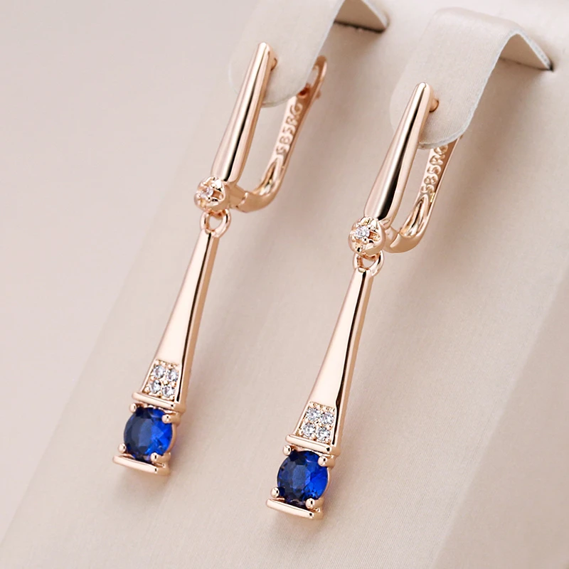 Teodora Gold Sapphire Earrings